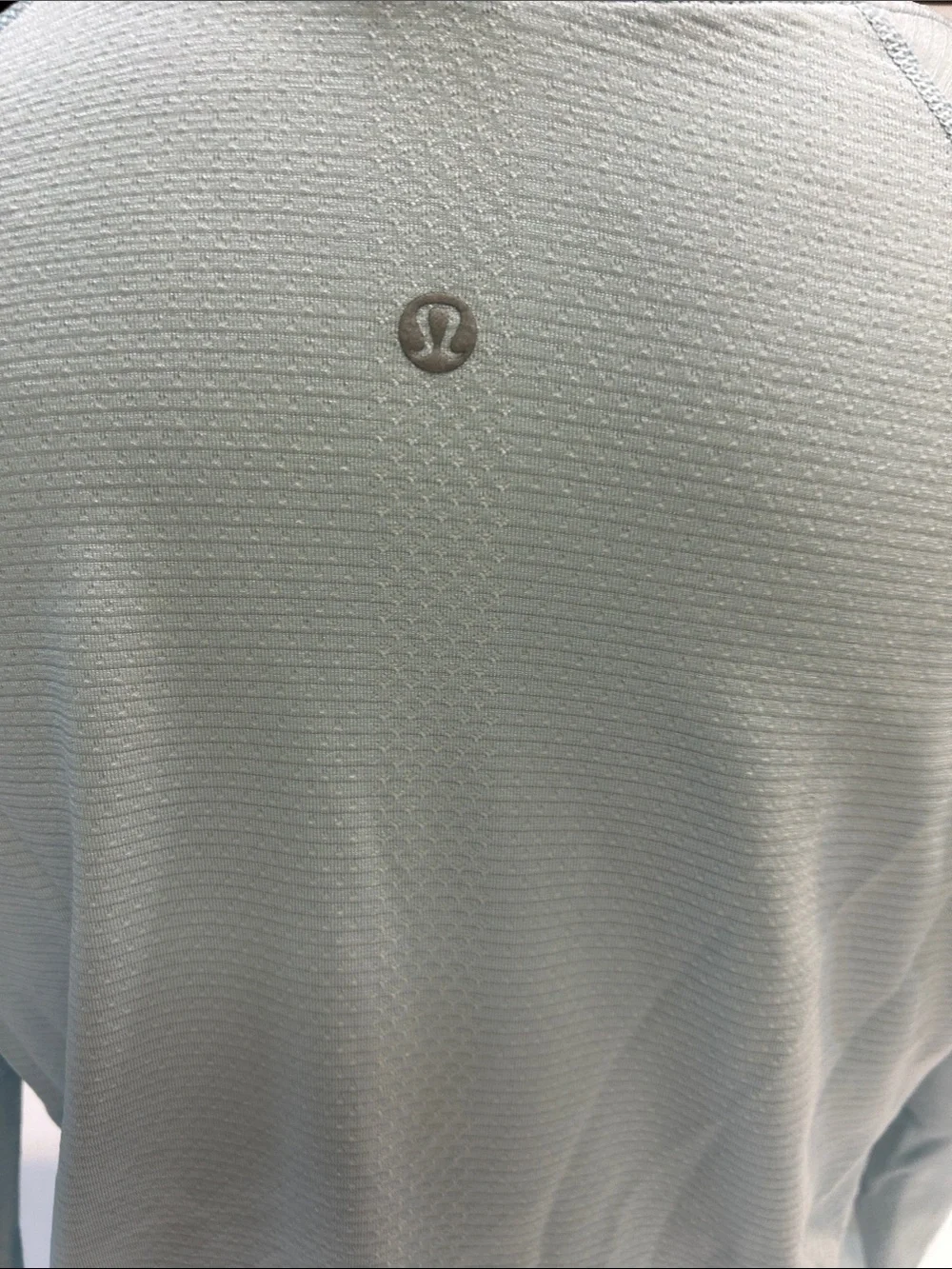 Lululemon Light Blue Long-Sleeve Performance Top